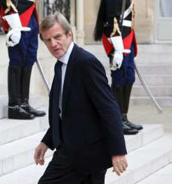 El ministro francés de Exteriores, Bernard Kouchner.