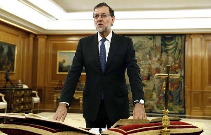 Rajoy juró su cargo como presidente