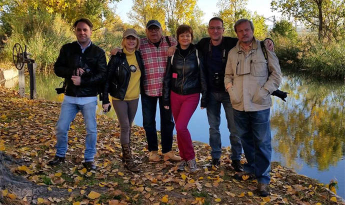 Un viaje de prensa de algunos miembros de FEPET a la ruta del Vino de Cigales