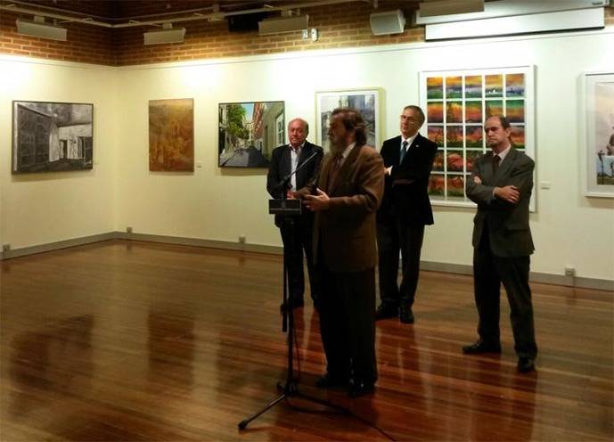 Inauguración de la Exposición de pinturas “CerVartes” en la Diputación de Guadalajara