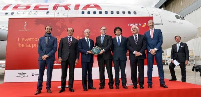 Iberia recibe el premio al “Español Universal 2016” 