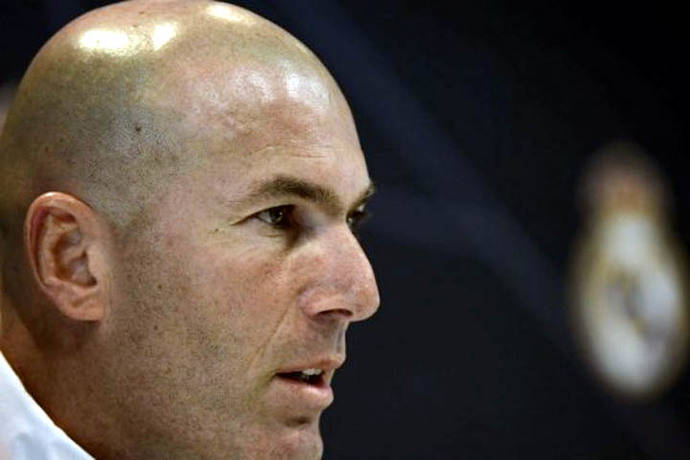 Zinedine Zidane, entrenador del Real Madrid. 