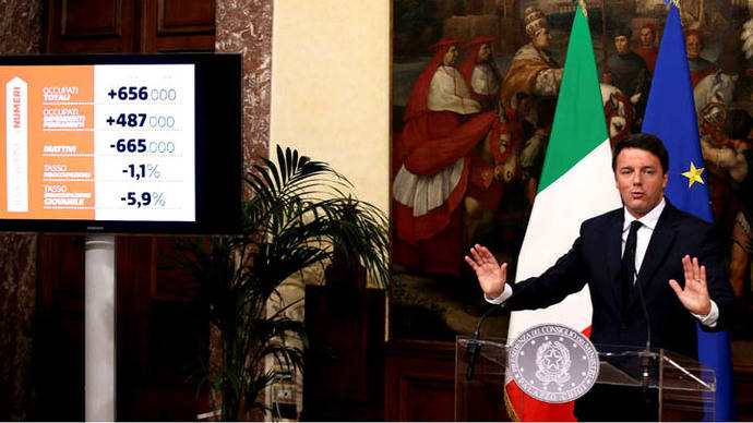Sondeos en Italia prevén derrota de Renzi en referéndum constitucional