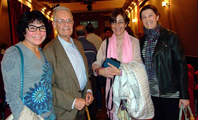 Germán Ubillos el pasado día 05NOV, en el Teatro  Victoria (Foto: Alexandra Alvarado)