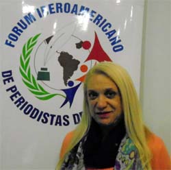 Miriam Petrone Presidente del Fórum Iberoamericano de Periodistas de Turismo 