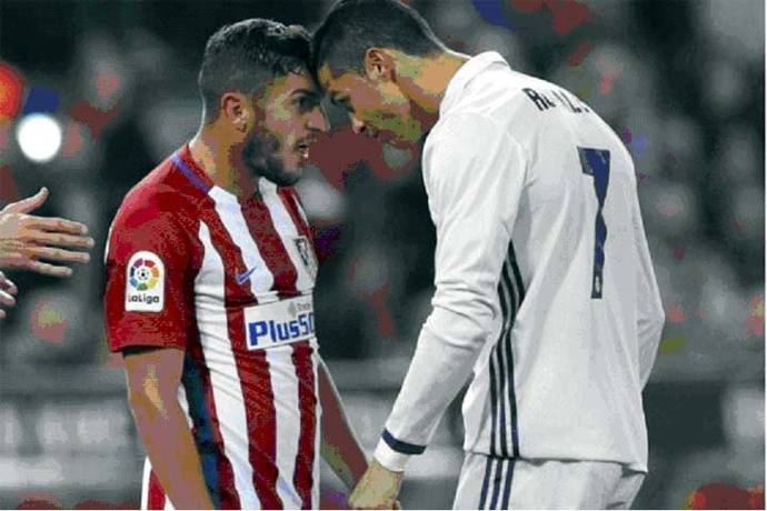 Los dos jugadores se dijeron fuertes palabras durante el derbi de Madrid