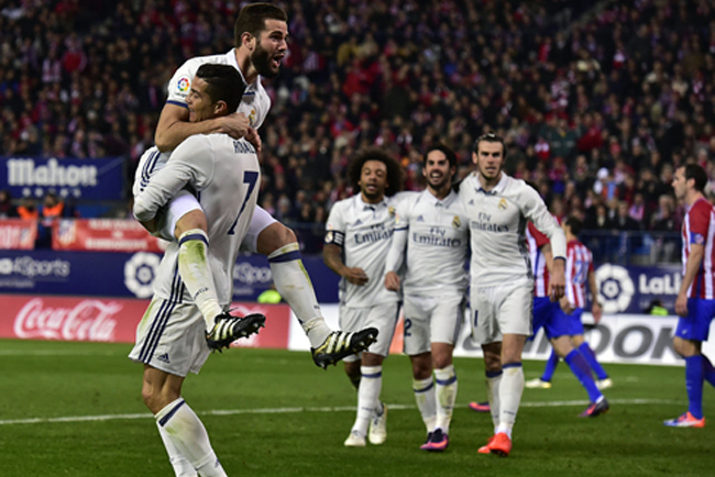 Hat-trick de Cristiano Ronaldo da la victoria al Real Madrid en el derbi madrileño: At. Madrid 0 – Real Madrid 3