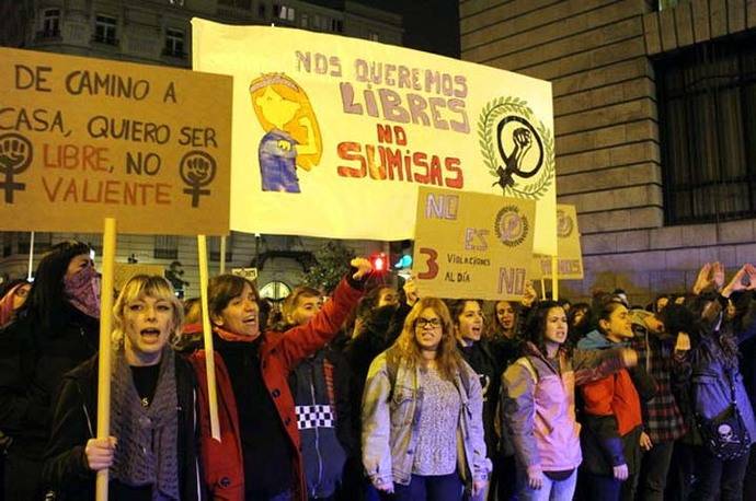 Un momento de la concentración contra las violencias machistas el pasado 7N en Madrid / MB