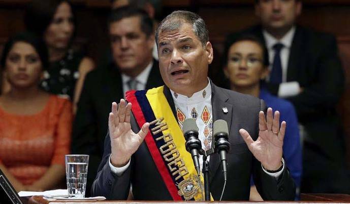 Rafael Correa convoca a los ecuatorianos a consulta sobre paraísos fiscales