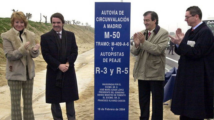 Imagen de archivo de la inauguración de las últimas radiales