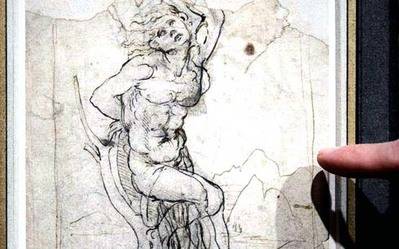 Un hombre tenía un dibujo de Da Vinci de 15 millones y no lo sabía