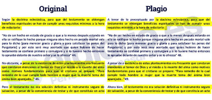 Cotejo del artículo de Sánchez Domingo con la tesis doctoral de Carlos Polanco