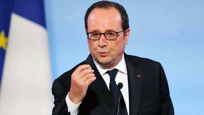 El actual presidente de la República Francesa, François Hollande