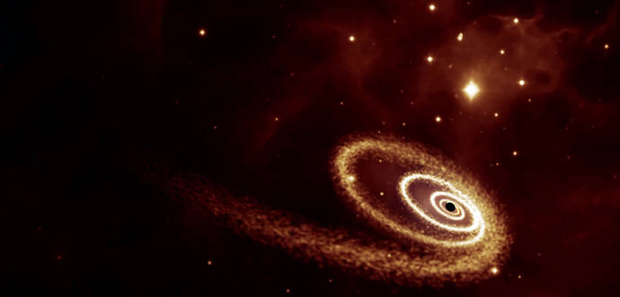 Un agujero negro devorando a una estrella explica un evento superluminoso