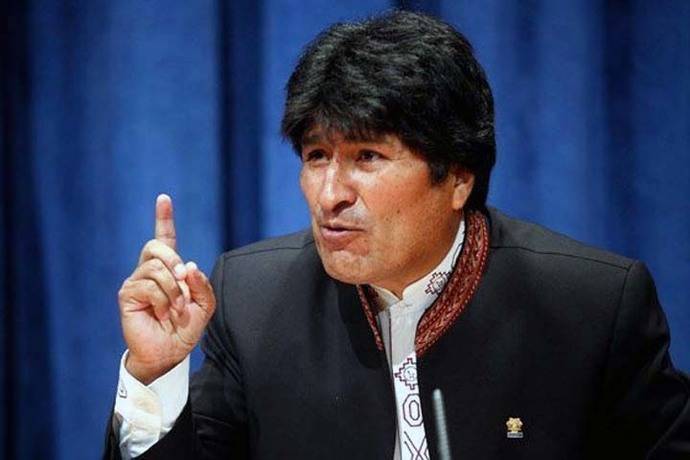 El presidente de Bolivia, Evo Morales