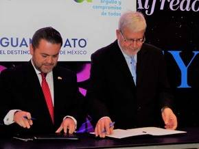 Firma del Convenio de Cooperación entre el Estado mexicano de Guanajuato y FEPET