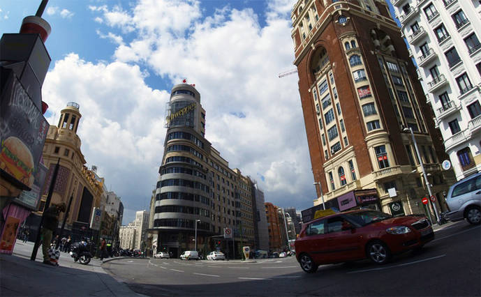 Así será el proyecto de Carmena para la futura Gran Vía peatonal