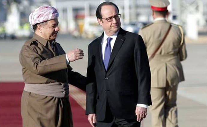 Hollande ratifica el apoyo a fuerzas 'peshmergas' en lucha contra el EI