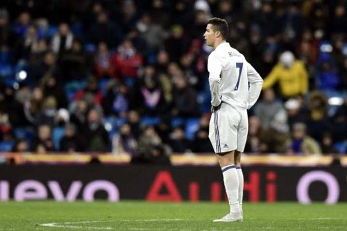 Cristiano Ronaldo lamenta la derrota ante el Celta de Vigo