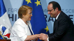 Hollande y Bachelet inauguran el Año Franco-Chileno de la Innovación