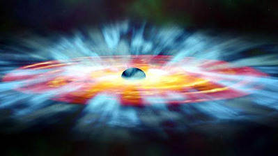 Nueva hipótesis explica el crecimiento de los agujeros negros