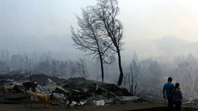 Ya son al menos nueve los muertos por los incendios forestales en Chile
