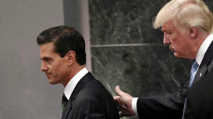 Trump y Peña Nieto en una imagen de archivo