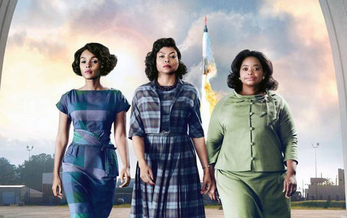 Las actrices Janelle Monáe, Taraji P. Henson y Octavia Spencer dan vida a las matemáticas Mary Jackson, Katherine Johnson y Dorothy Vaughan en la película Figuras Ocultas / Twentieth Century Fox