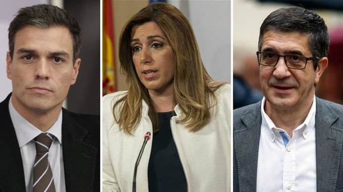 El PSOE se prepara para unas primarias con tres candidatos