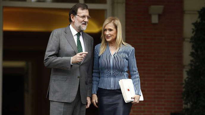 Mariano Rajoy y Cristina Cifuentes