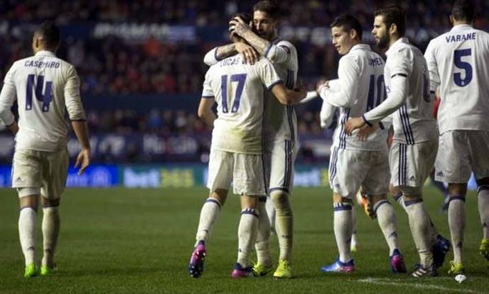 James jugó 34 minutos en la victoria del Real Madrid