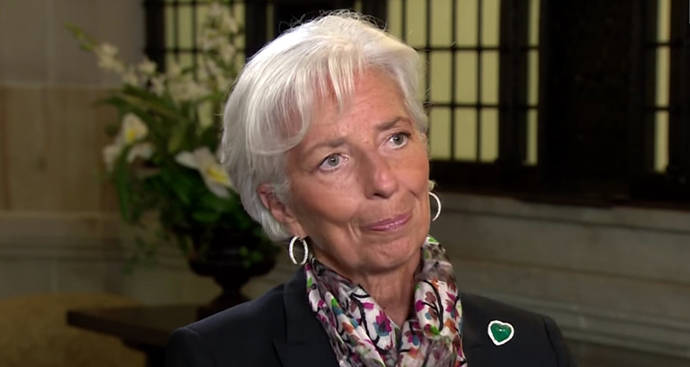 Christine Lagarde, directora gerente del FMI