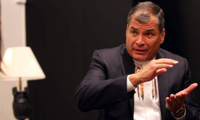 El presidente de Ecuador, Rafael Correa/ Jorge París