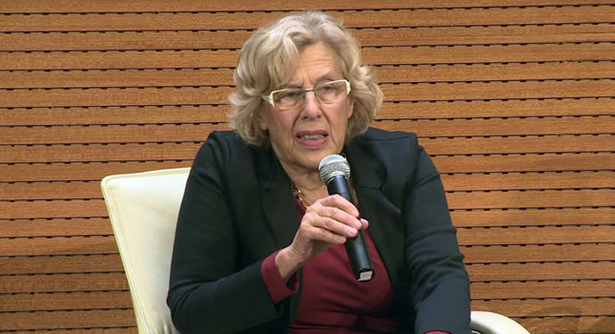 Manuela Carmena, alcaldesa de la ciudad de Madrid