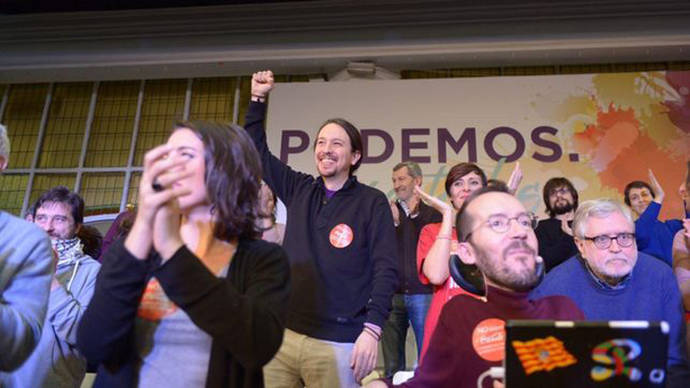 Pablo Iglesias, en la presentación esta mañana en Madrid de su candidatura/ Foto: Podemos para Todas