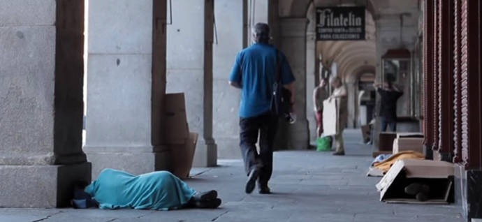 En Madrid viven 2.217 personas sin hogar