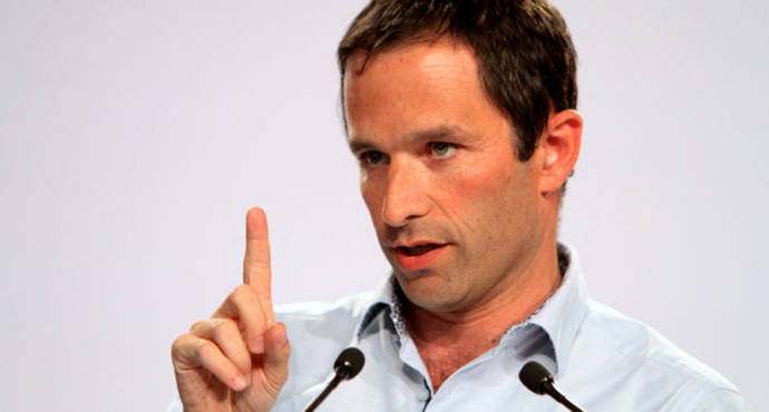 Benoît Hamon, candidato socialista a la presidencia de la República