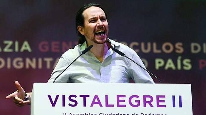 Pablo Iglesias dijo que quiere un Podemos 'coral, más femenino, unitario, fraterno y unido'.
