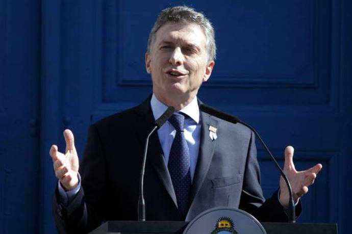 Mauricio Macri, presidente de Argentina. 