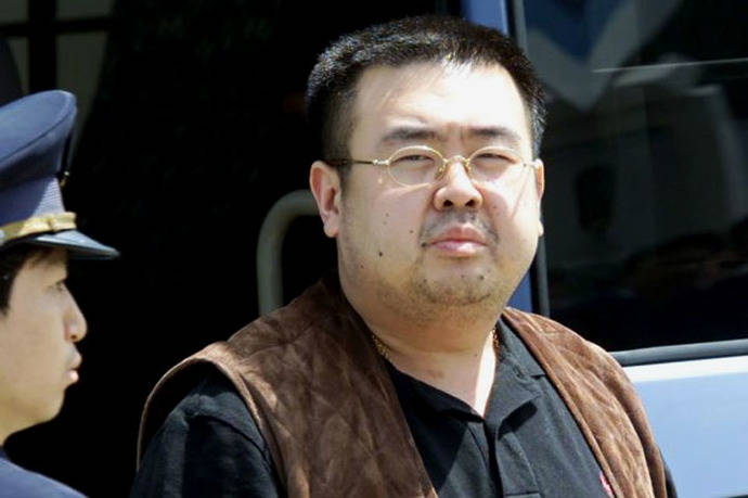 Kim Jong-Nam en el aeropuerto Narita, cerca de Tokio, en 2001