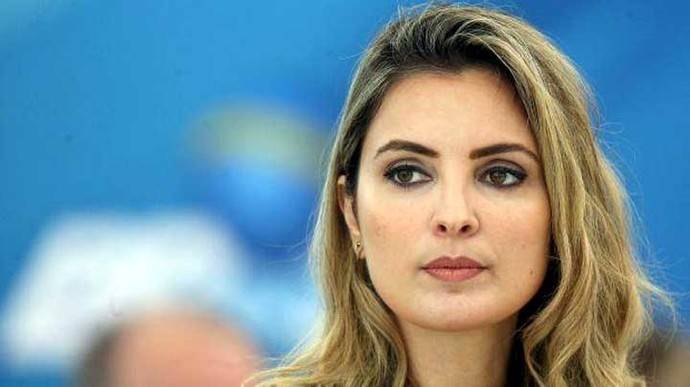 Marcela Temer, esposa del presidente de Brasil Michel Temer. 