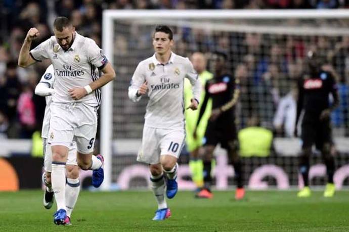 Benzemá marcó el gol del empate en el Bernabéu.