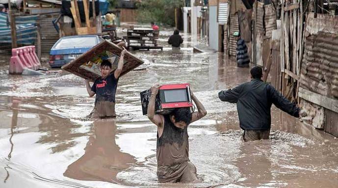 150.000 afectados por intensas lluvias en el norte del Perú