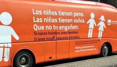 Madrid: El bus contra la transexualidad que levanta polémica