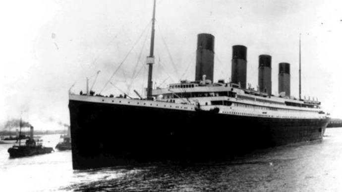 Una imagen del Titanic del 10 de abril de 1912. 