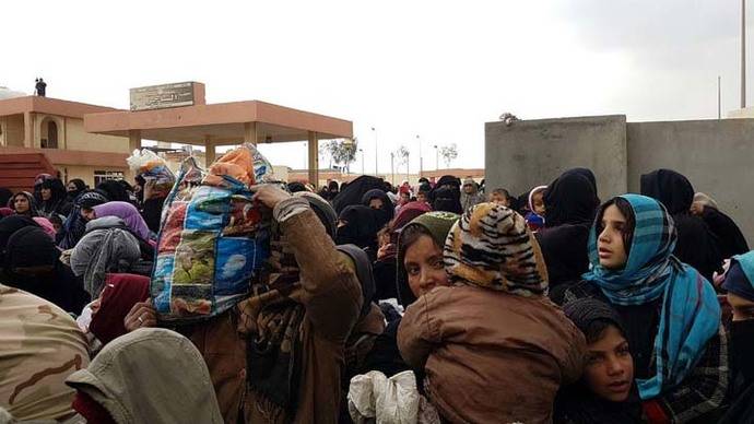 Más de 45.000 personas huyen de los combates en Mosul