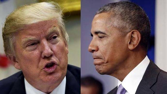 Donald Trump y Barack Obama