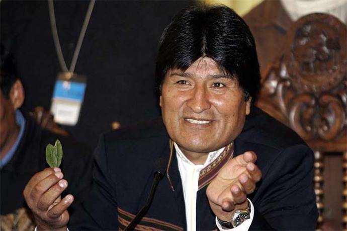 Evo Morales, presidente de Bolivia