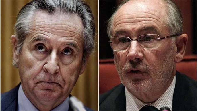 Miguel Blesa (i) y Rodrigo Rato