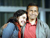 Nadine Heredia, junto a su marido, Ollanta Humala